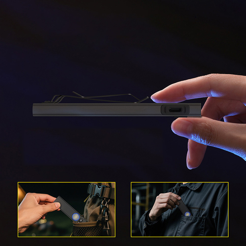 Edc Carry Clip - Перезаряжаемый фонарь USB-C на 650 люмен