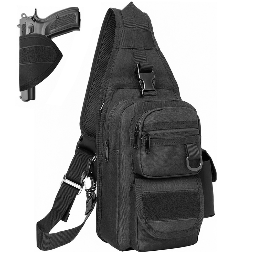 Edc Concealed Carry Sling Bag - Тактическая сумка-кобура для скрытого ношения пистолета,