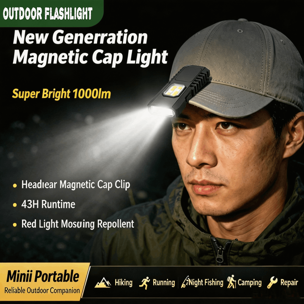 Keychain Flashlight - Многофункциональный USB-перезаряжаемый фонарик-брелок, мини-рабочий фонарь COB,