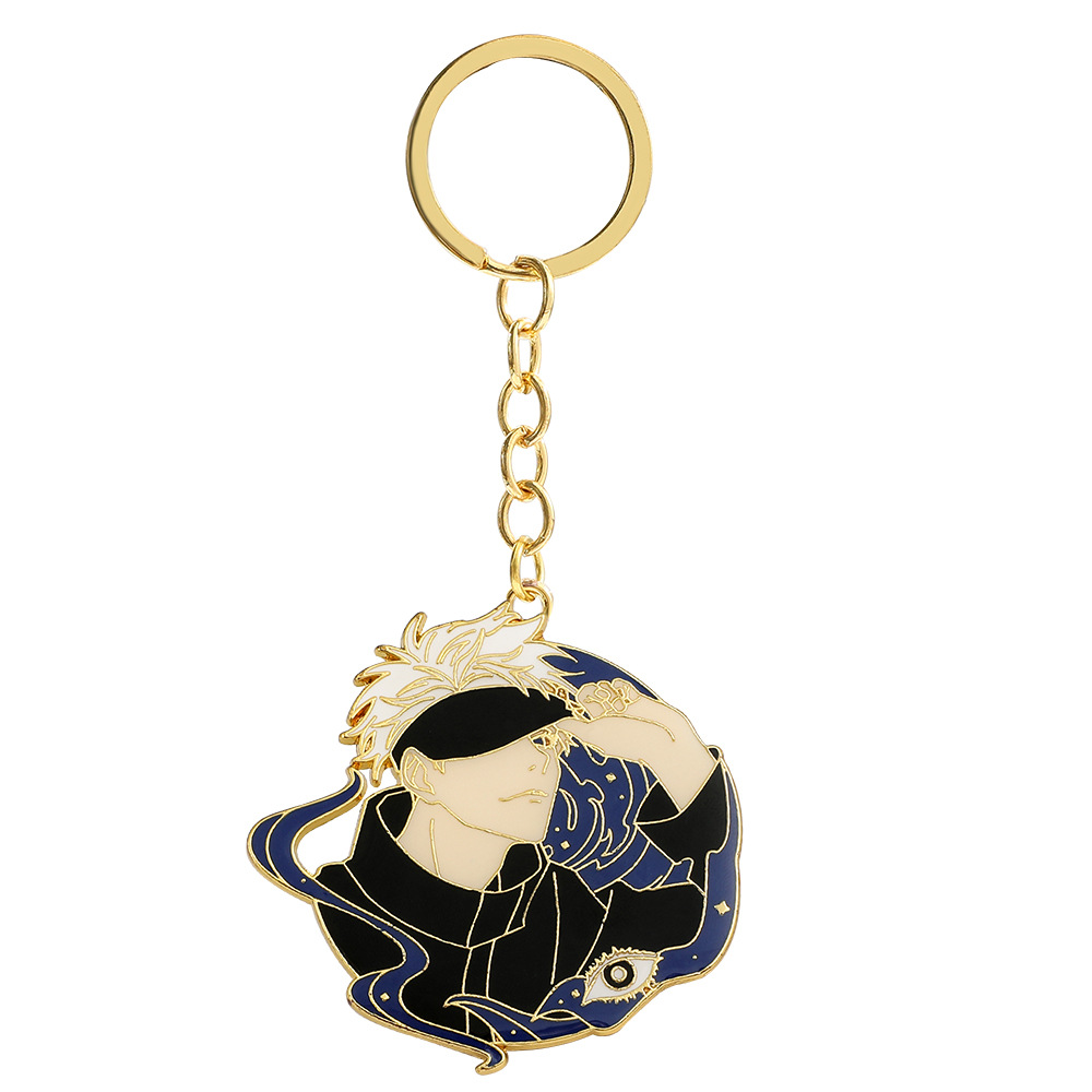 Брелок Jujutsu Kaisen с Годжо  – обзор и цена Carabiner Keychain