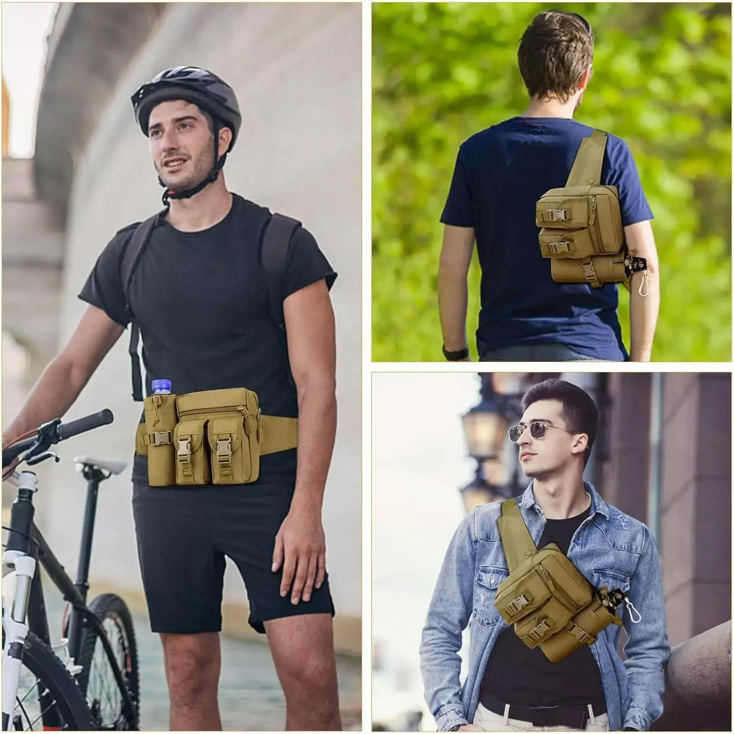 Тактическая поясная сумка для  – обзор и цена Edc Carry Bag For Men