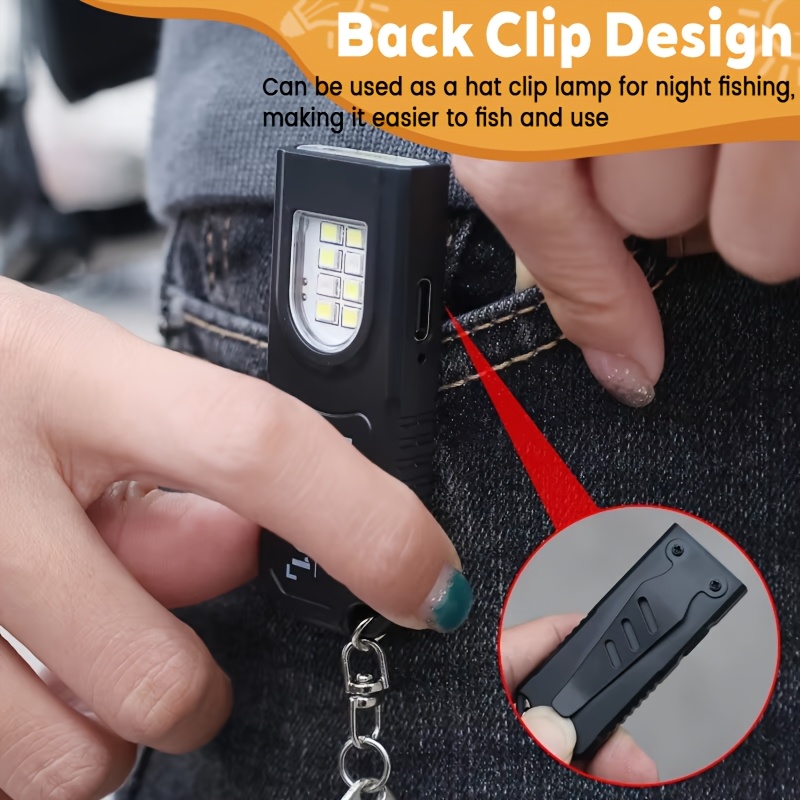Многофункциональный мини-COB с – обзор и цена Keychain Flashlight