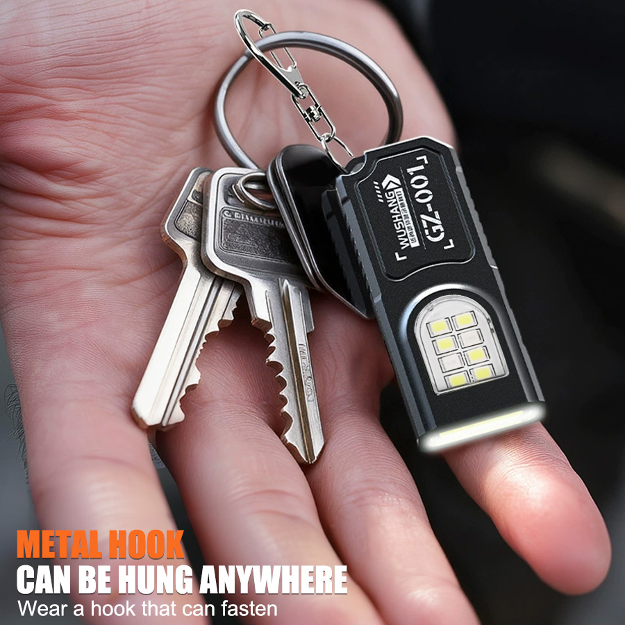 Многофункциональный мини-COB с – обзор и цена Keychain Flashlight
