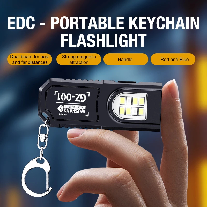 Портативный поясной брелок-фон – обзор и цена Keychain Flashlight