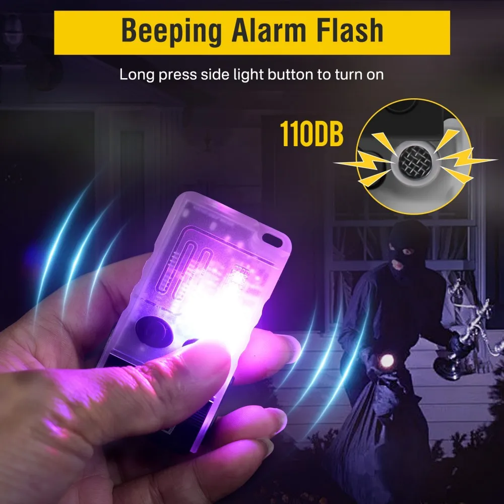 BORUiT V20 Buzzer EDC светодио – обзор и цена Keychain Flashlight