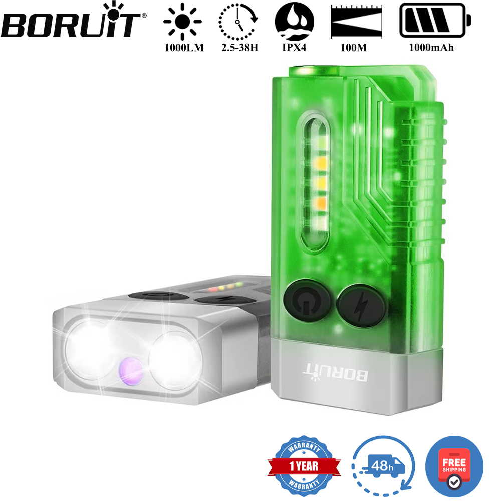 Брелок BORUiT V10, УФ-светодио – обзор и цена Keychain Flashlight