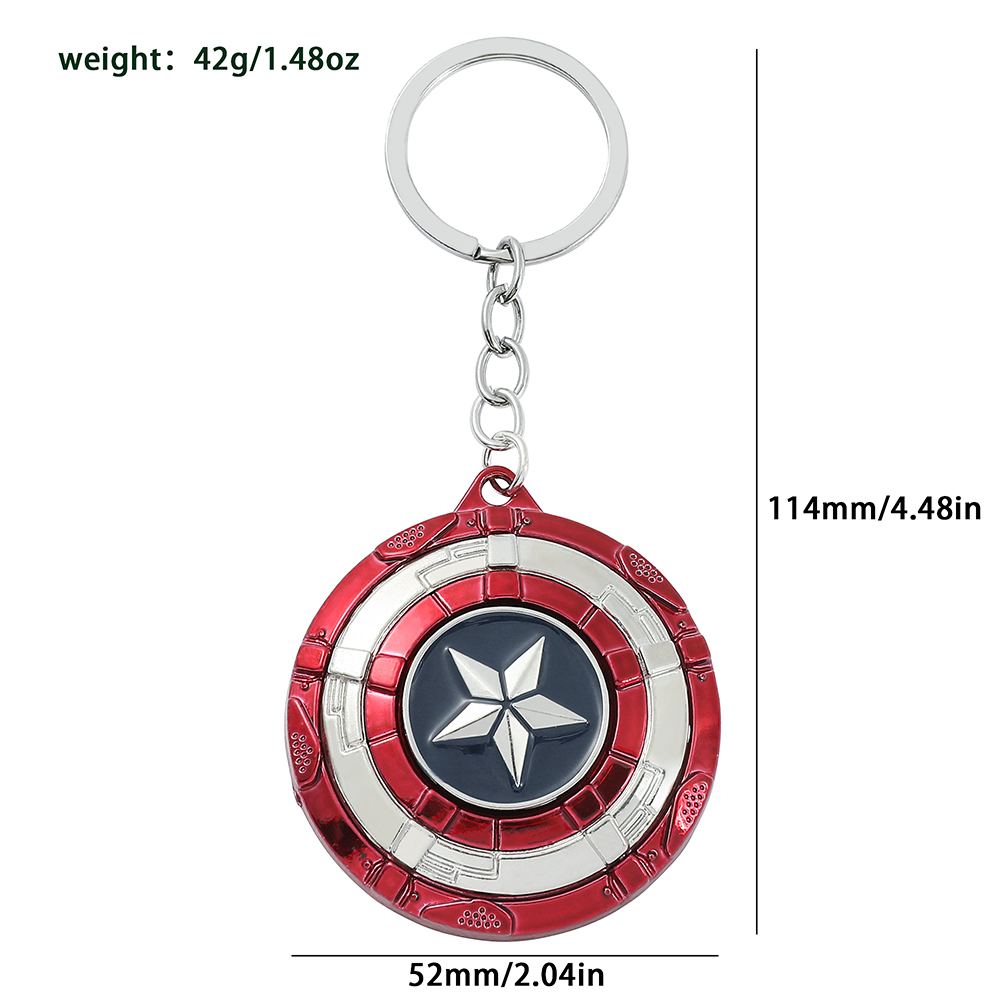 Брелок-щит Капитана Америки из – обзор и цена Carabiner Keychain