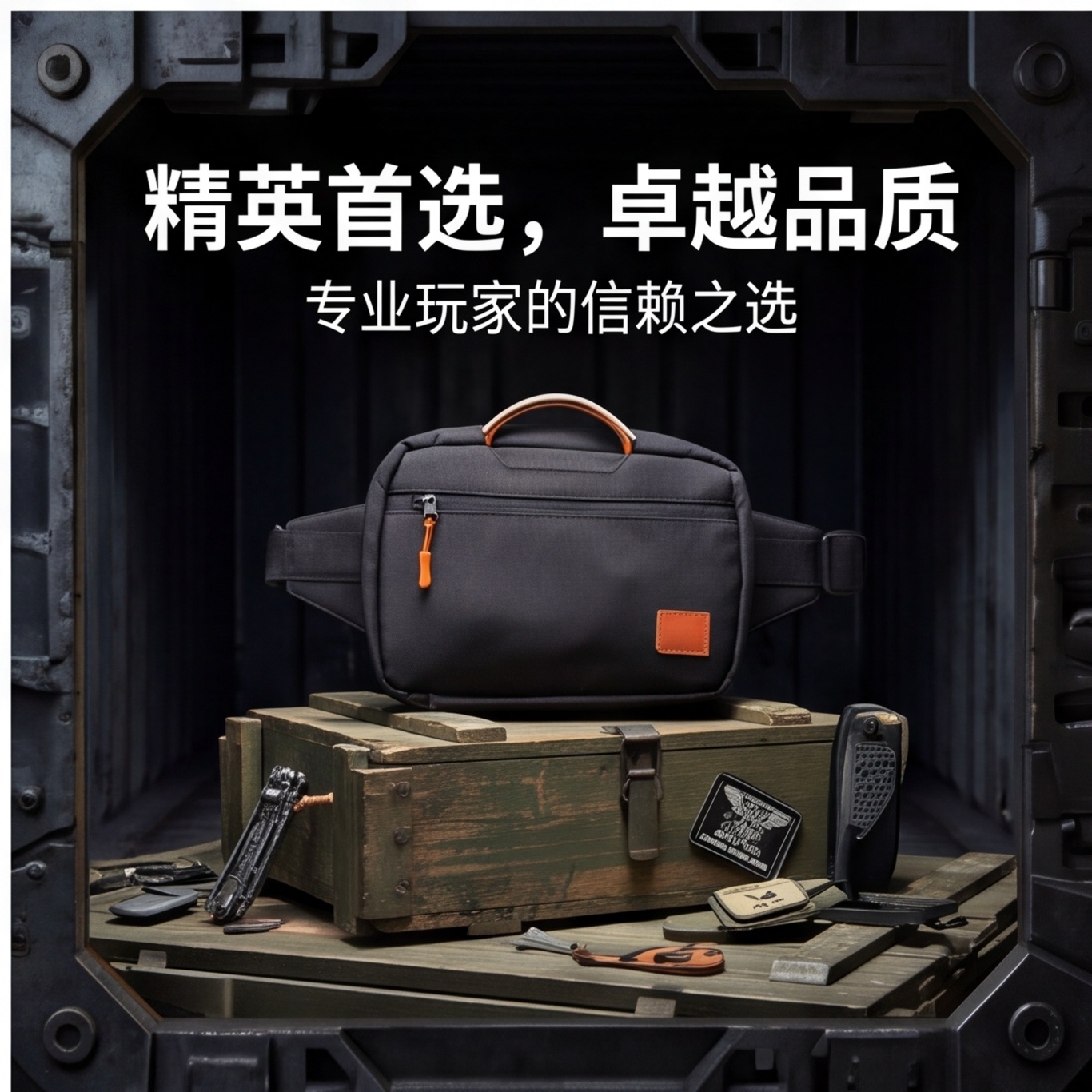 Тактическая магнитная поясная  – обзор и цена Edc Carry Bag For Men