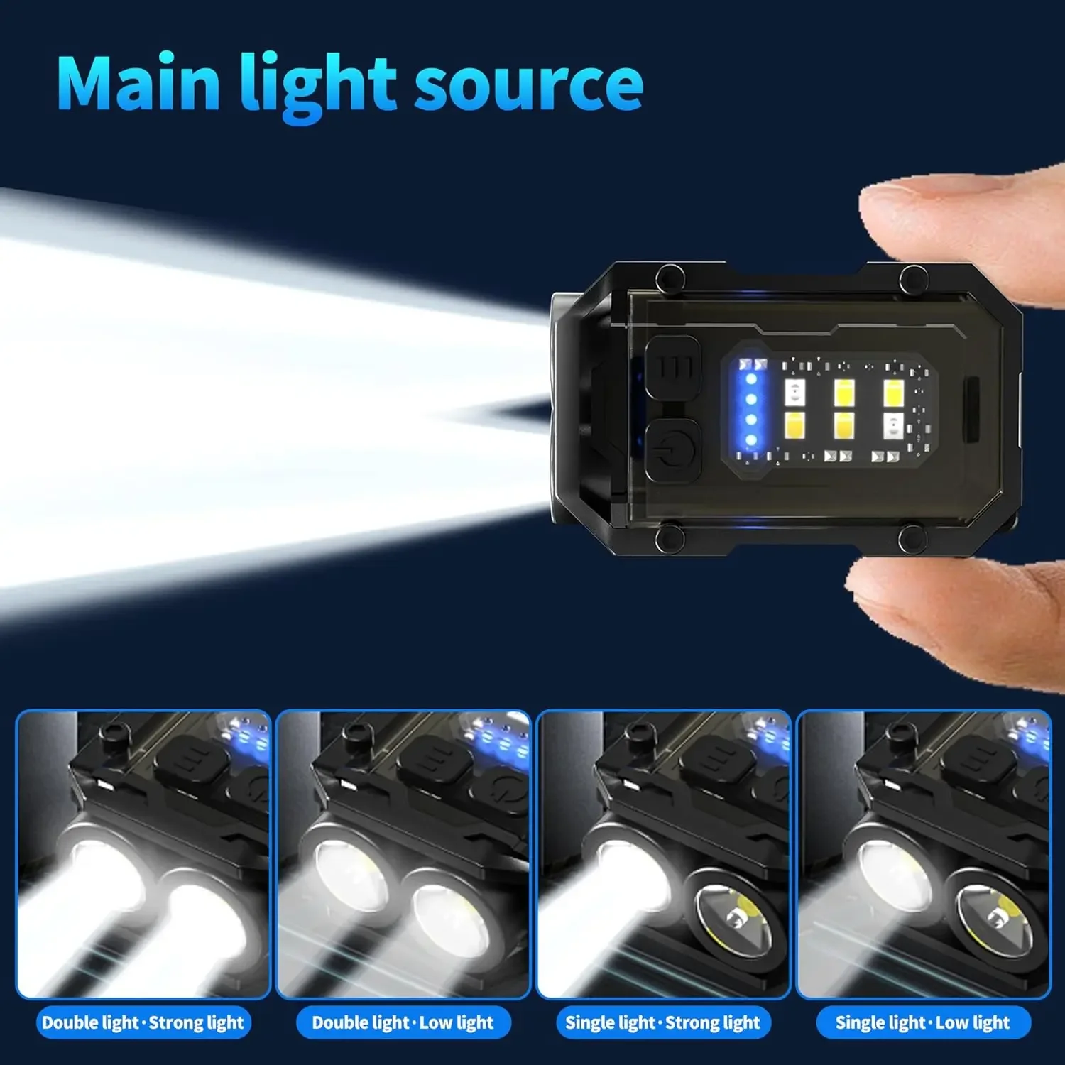 Мини-брелок-фонарик COB, перез – обзор и цена Keychain Flashlight