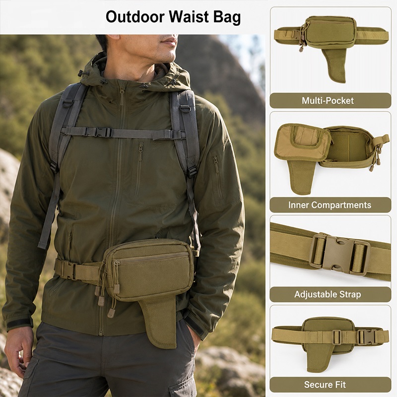 Многофункциональная поясная су – обзор и цена Edc Carry Bag For Men