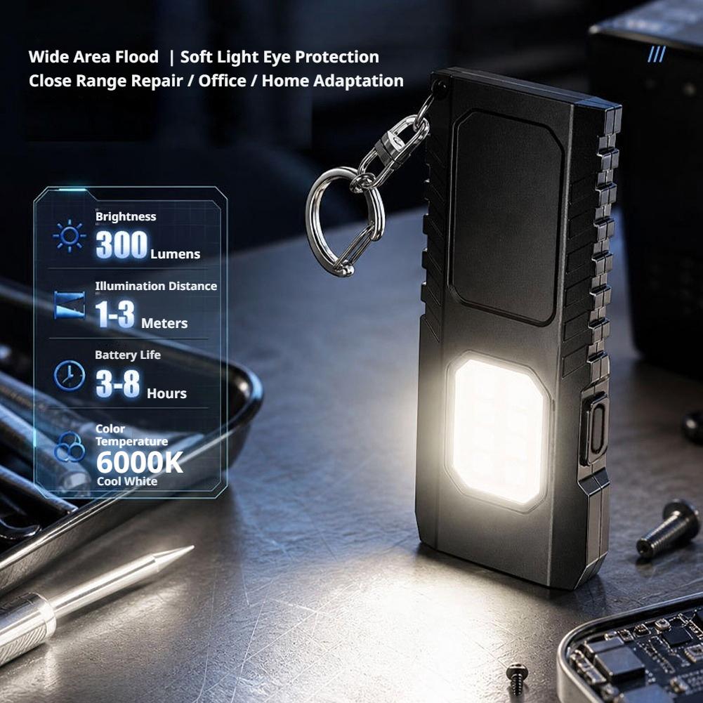 Миниатюрный EDC-фонарик-брелок – обзор и цена Keychain Flashlight