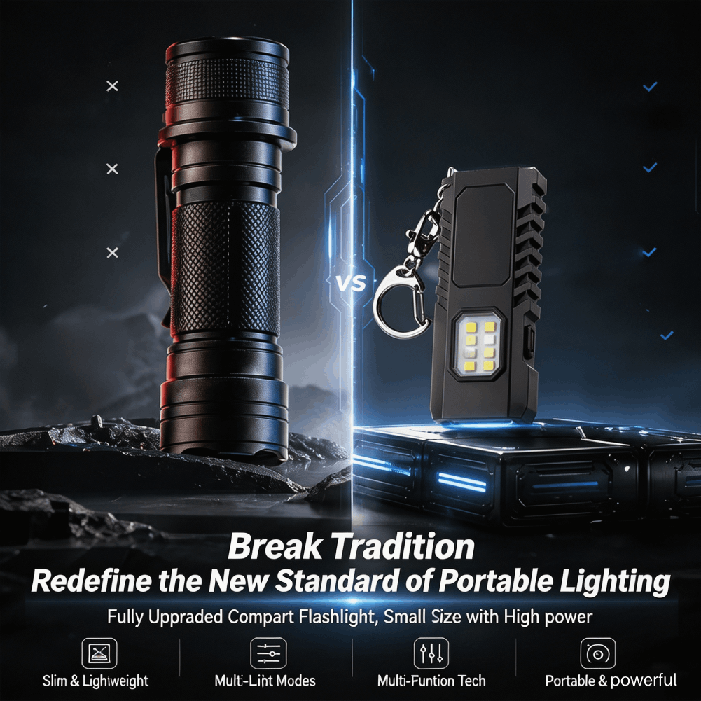 Миниатюрный EDC-фонарик-брелок – обзор и цена Keychain Flashlight